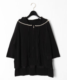 GRACE CONTINENTAL パールニットフーディー