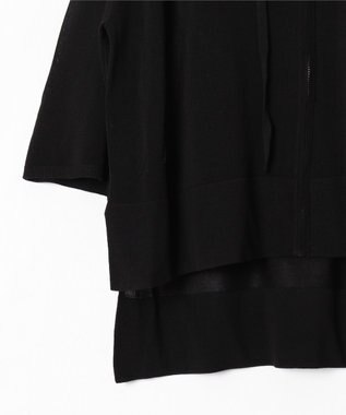 GRACE CONTINENTAL パールニットフーディー ブラック