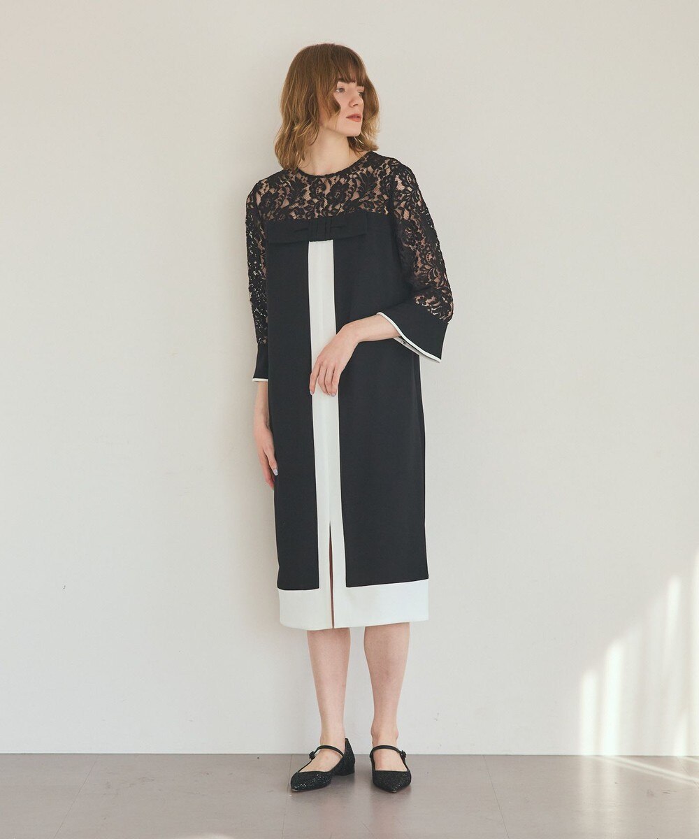 バイカラー切替ドレス / GRACE CONTINENTAL | GRACE CONTINENTAL