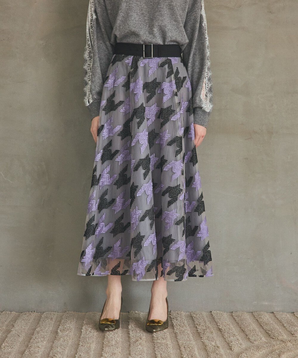 グレースコンチネンタル✨ジャガードskirt❤️ GRACE CONTINENTAL（グレースコンチネンタル） スカート ラメ