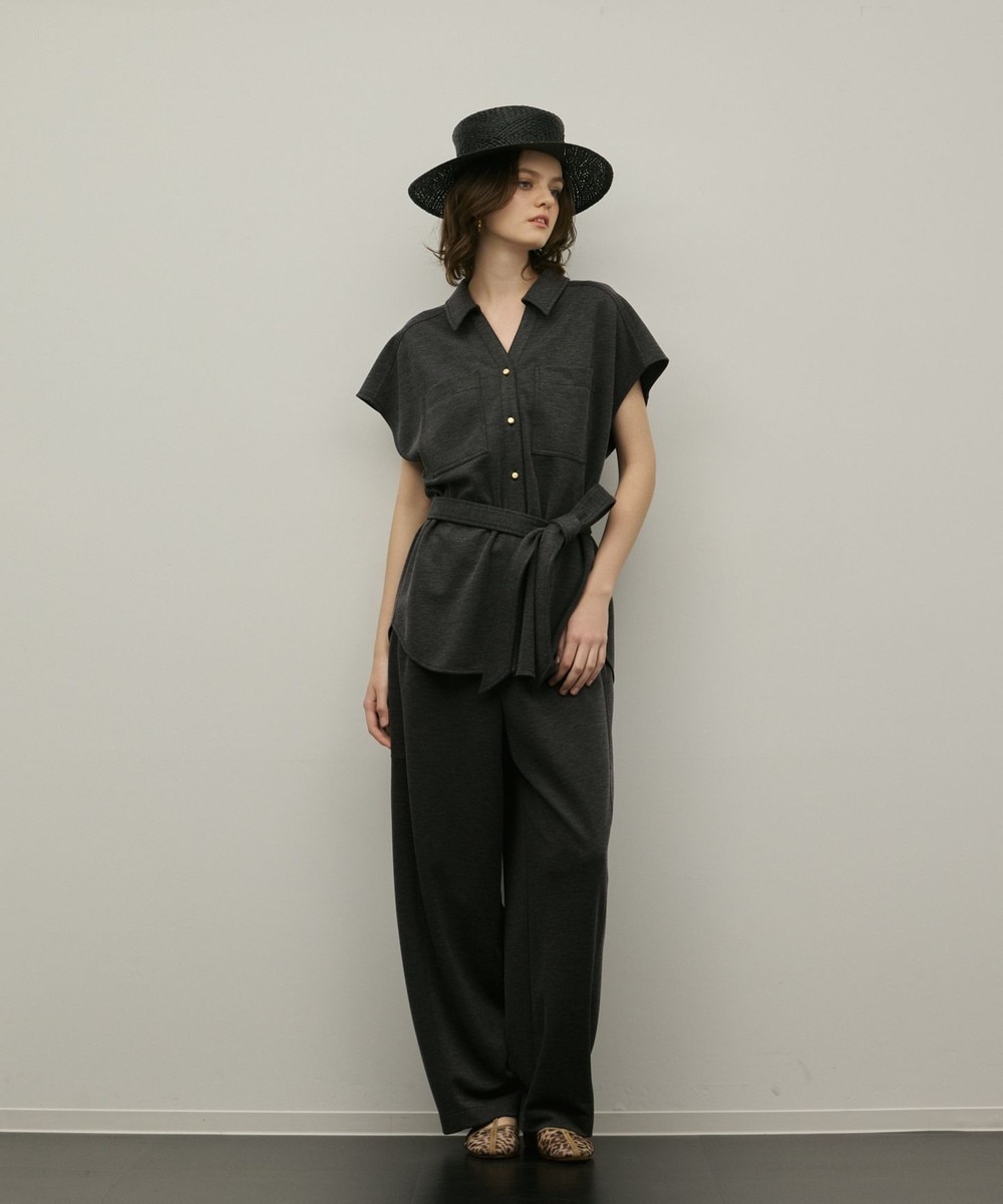 【新品・未使用Grace continental】スリット2wayTOP GRACE CONTINENTAL（グレースコンチネンタル） WOMEN TOPS GRACE
