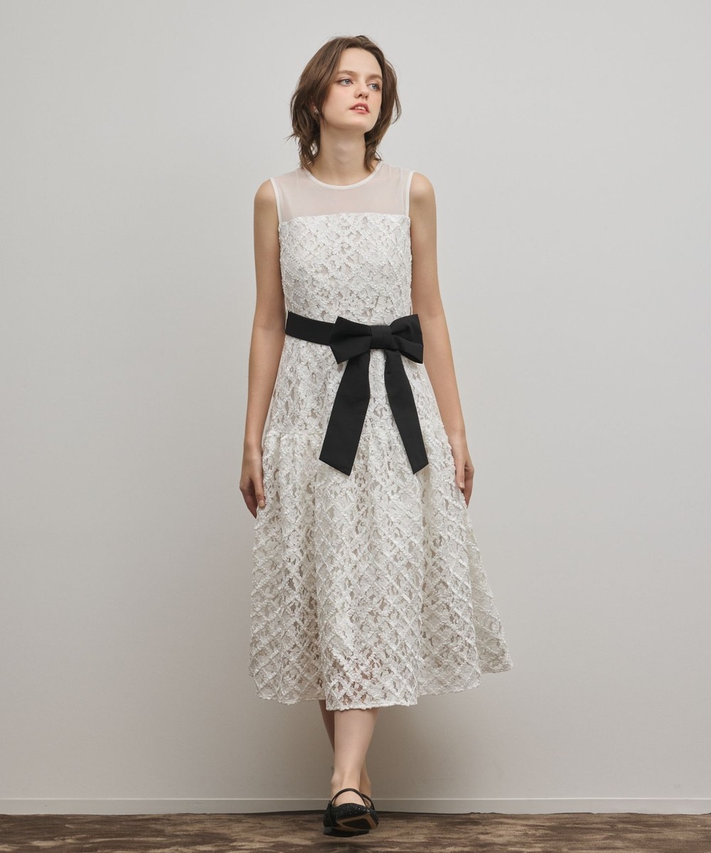 【cheriko】グレースコンチネンタル　花柄刺繍ワンピース　ドレス　結婚 GRACE CONTINENTAL（グレースコンチネンタル） WOMEN ｜GRACE