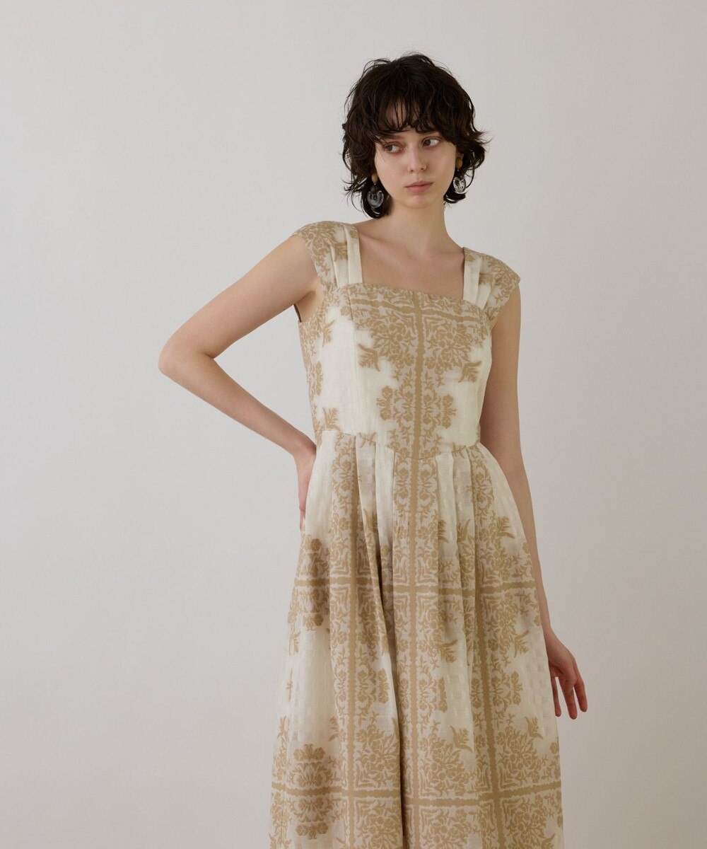 GRACE CONTINENTAL フローラルフレアワンピース フラワープリントフレアワンピース / GRACE CONTINENTAL | GRACE