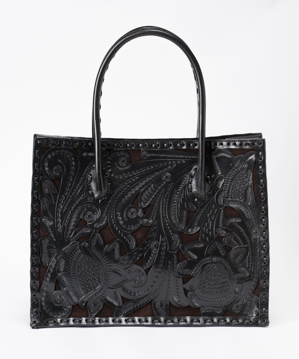 【最終お値下げ⭐︎美品】グレースコンチネンタル カービングドライブス　トートバッグ Leather Tote Bag / GRACE CONTINENTAL | GRACE CONTINENTAL