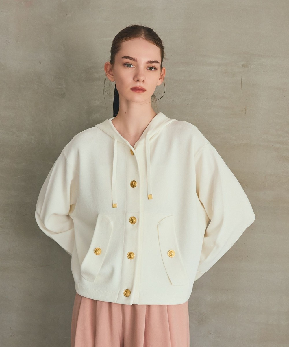 ノーカラーフェイクムートンジャケット / GRACE CONTINENTAL | GRACE