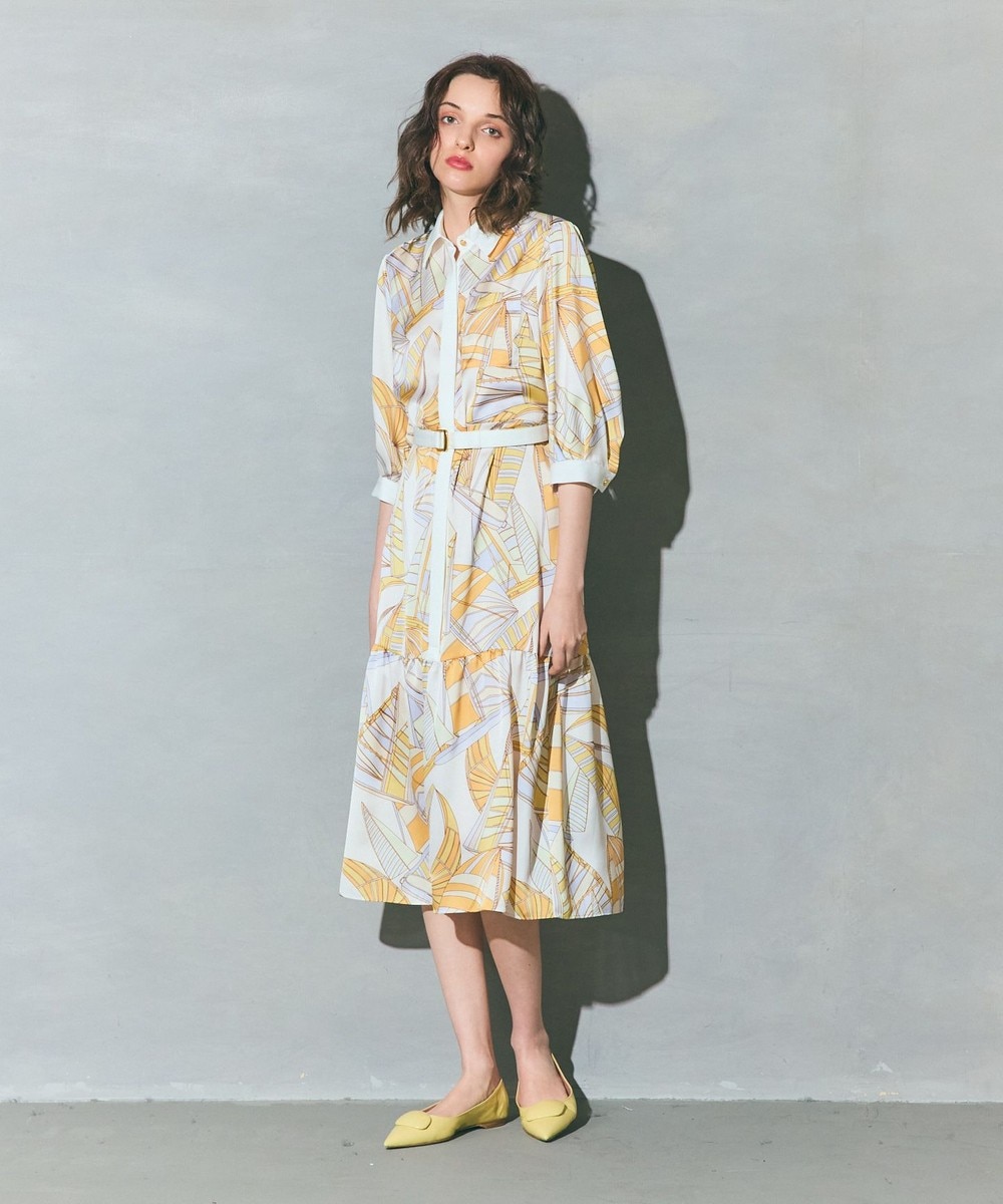 グレースコンチネンタル  パッチワークプリントトップ　極美品　大きめ36 パッチワークプリントワンピース / GRACE CONTINENTAL | GRACE