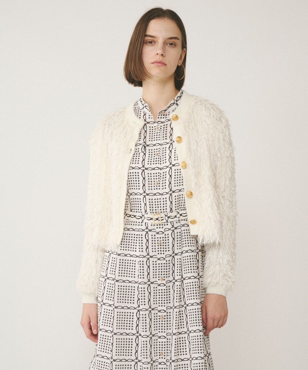 ツイードニットzipカーディガン / GRACE CONTINENTAL | GRACE