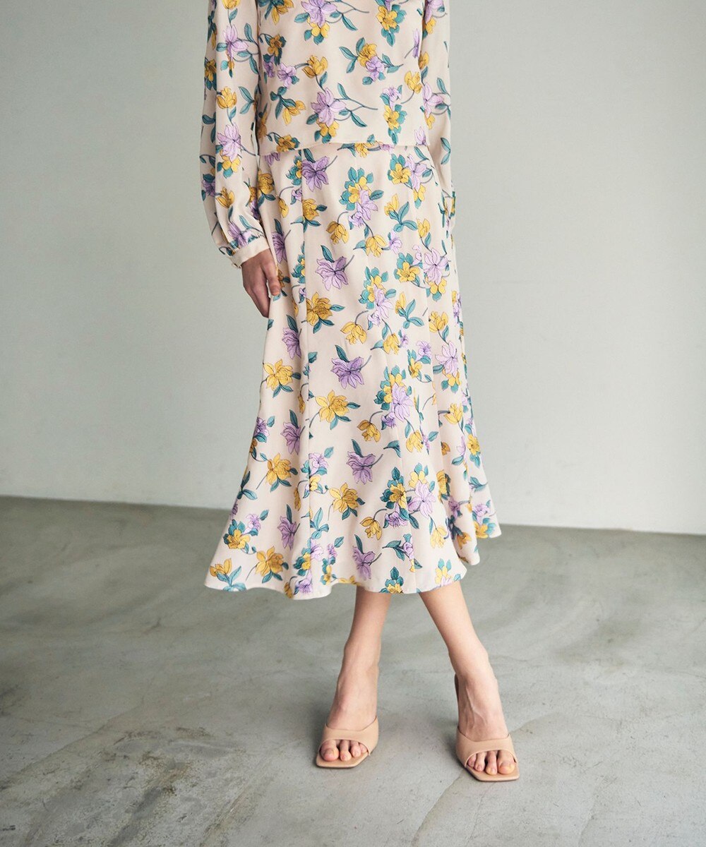 チェーンベルトプリントワンピース / GRACE CONTINENTAL | GRACE