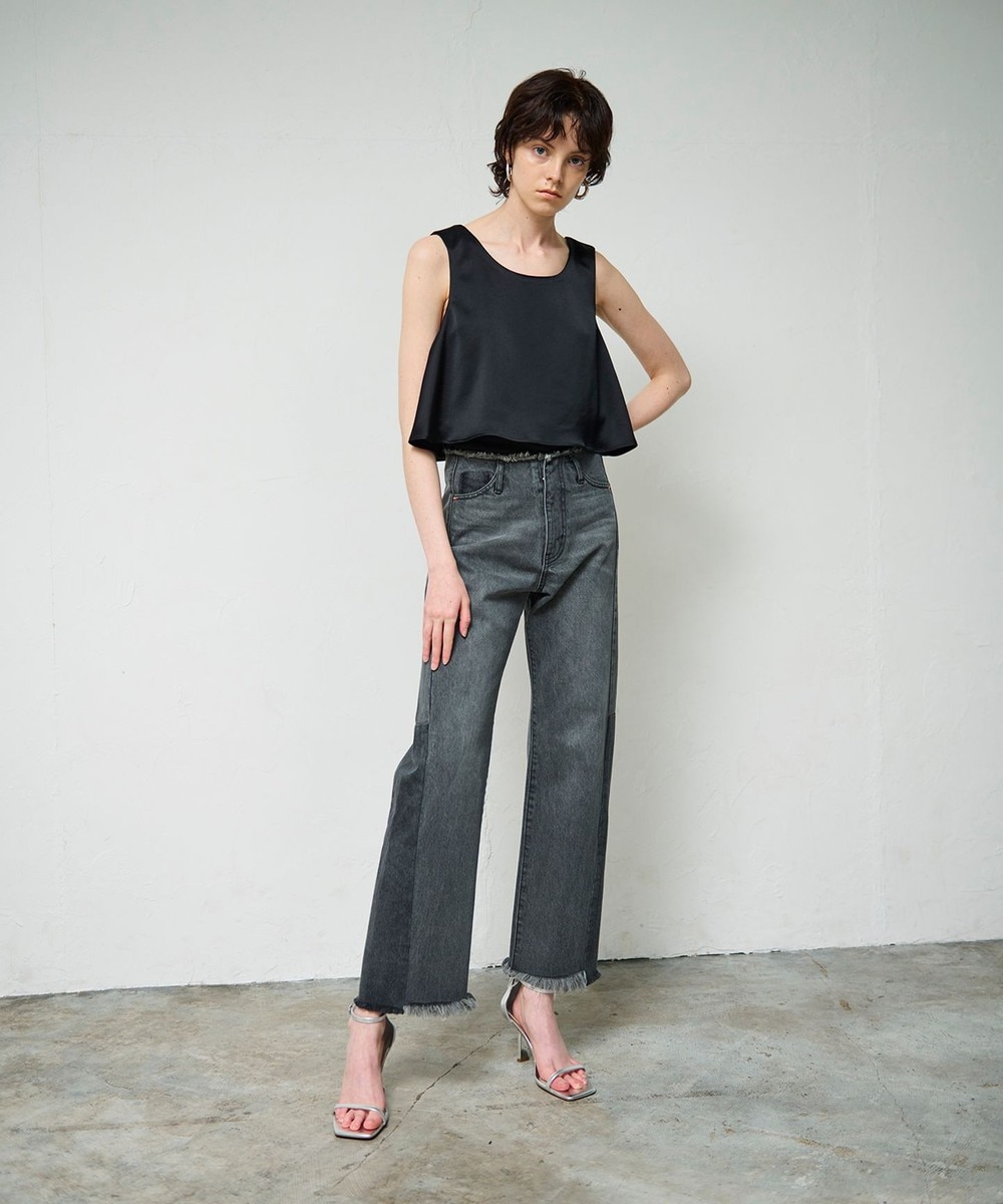 GRACE CONTINENTAL  ハイウエストコーデュロイ パンツ コーデュロイストレートパンツ / GRACE CONTINENTAL | GRACE