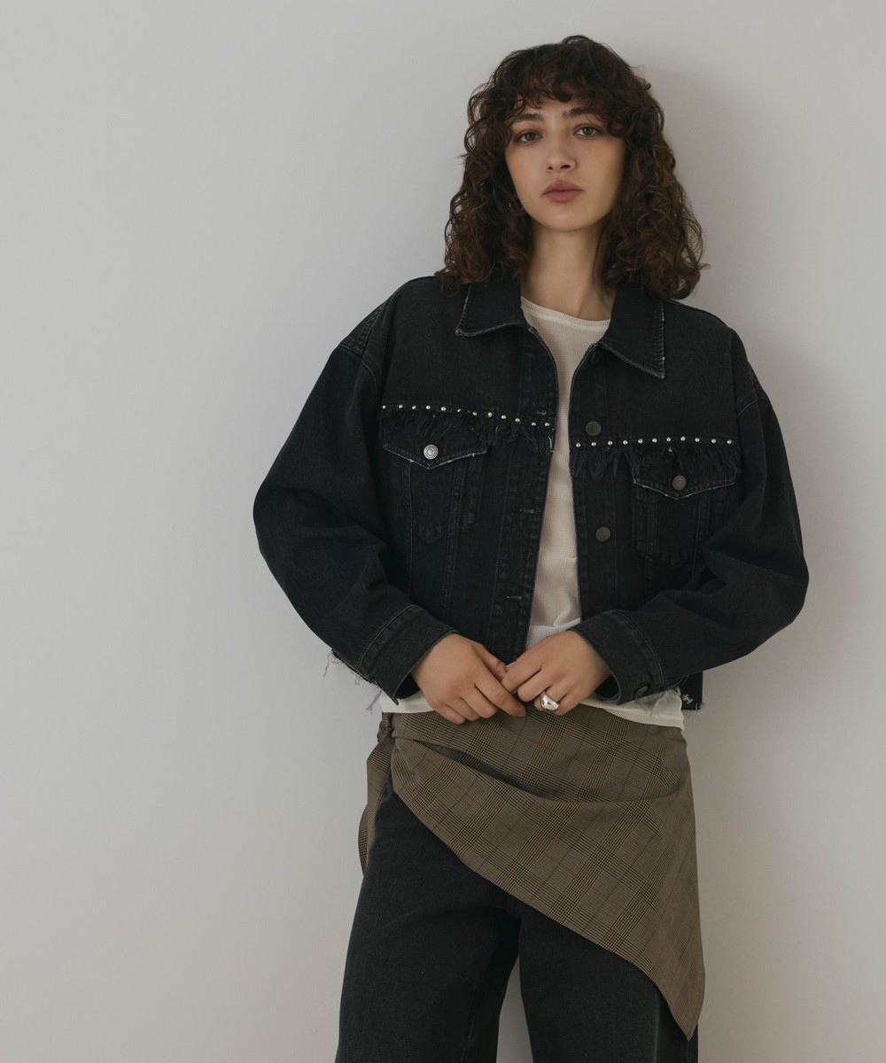 ひまちゃん様！GRACE CONTINENTAL フリンジデニムジャケット フリンジデニムジャケット / GRACE CONTINENTAL | GRACE