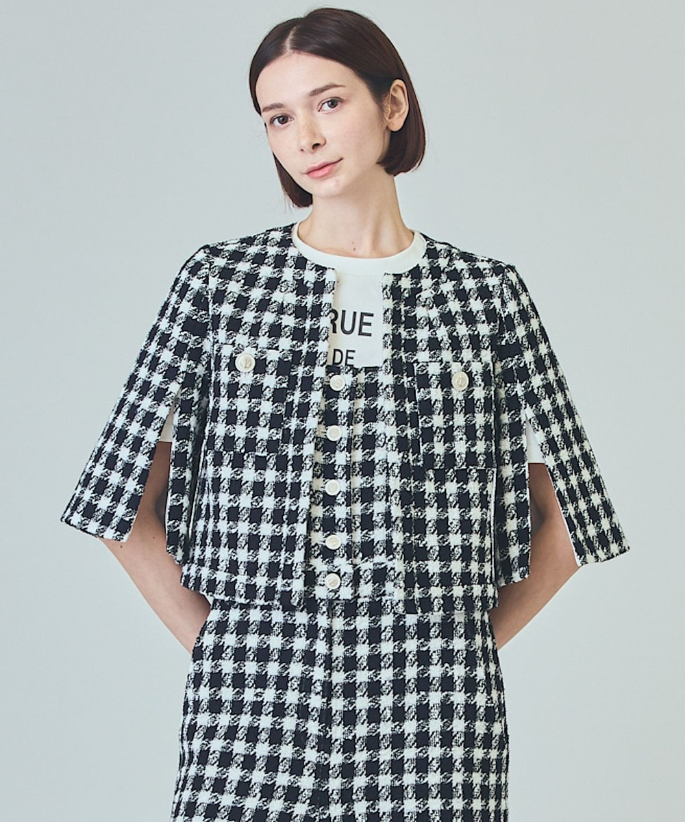 レザーショートジレジャケット / GRACE CONTINENTAL | GRACE