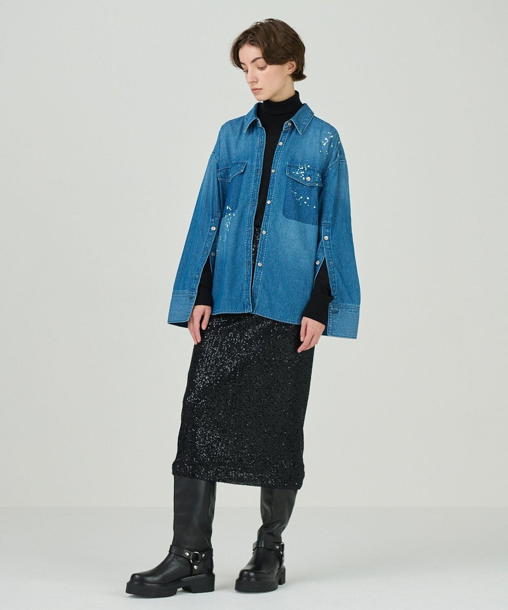 美品　GRACE CONTINENTAL キカジャガードラメドレス　ワンピース キカジャガードラメドレス / GRACE CONTINENTAL | GRACE CONTINENTAL