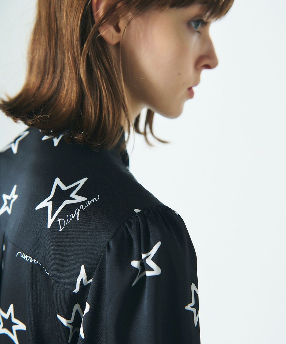 GRACE CONTINENTAL スタープリントミニワンピース 