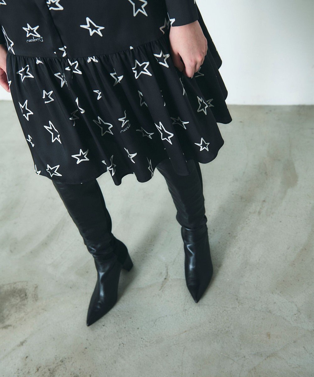 GRACE CONTINENTAL スタープリントミニワンピース