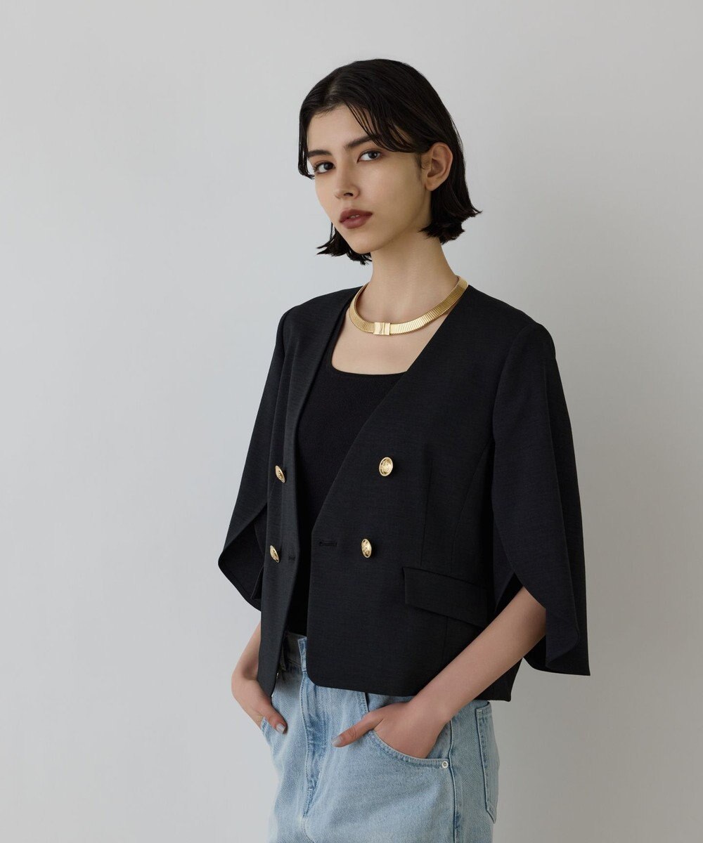 GRACE CONTINENTAL ラップスリーブジャケット 