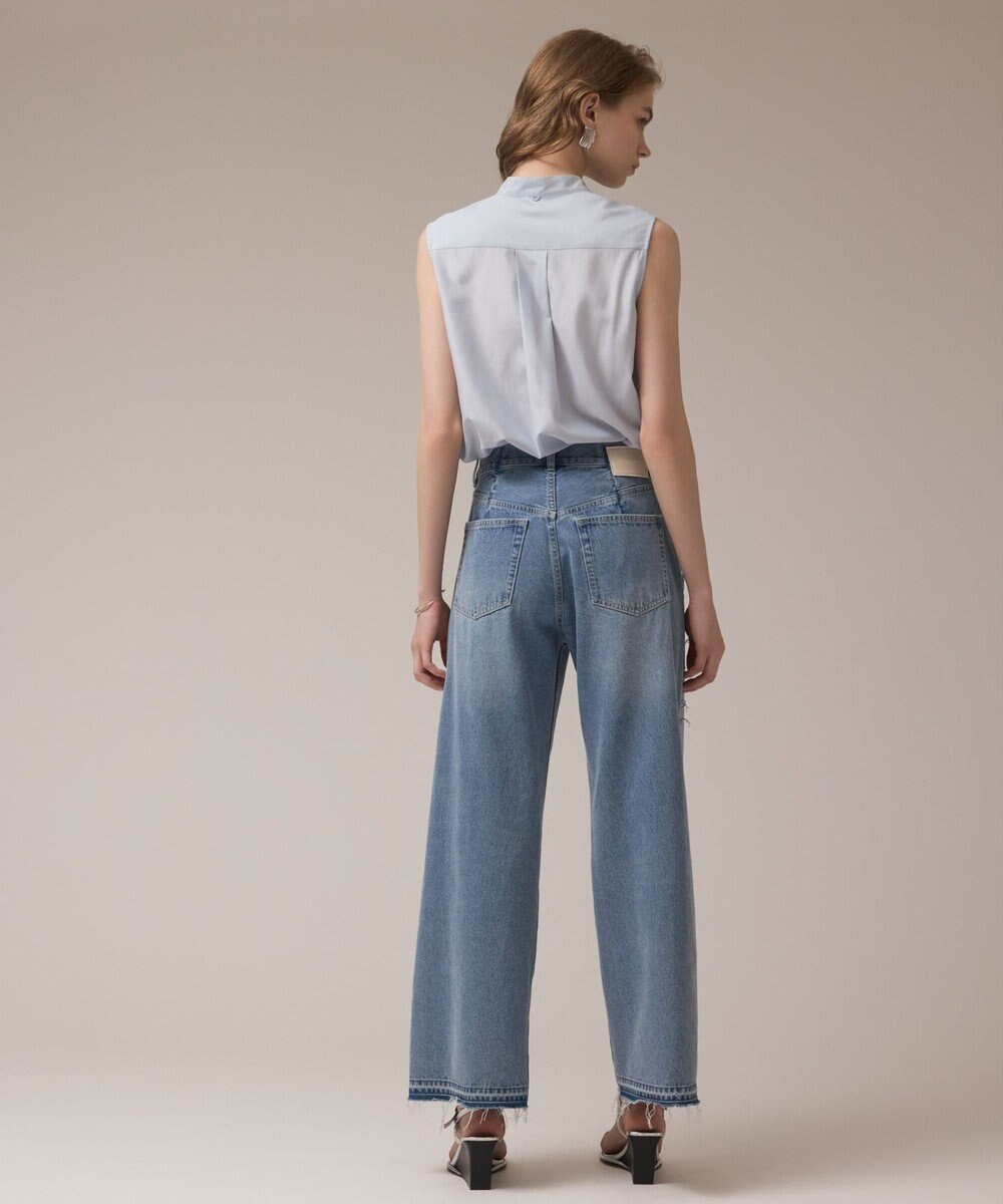 GRACE CONTINENTAL リメイクストレートデニムパンツ