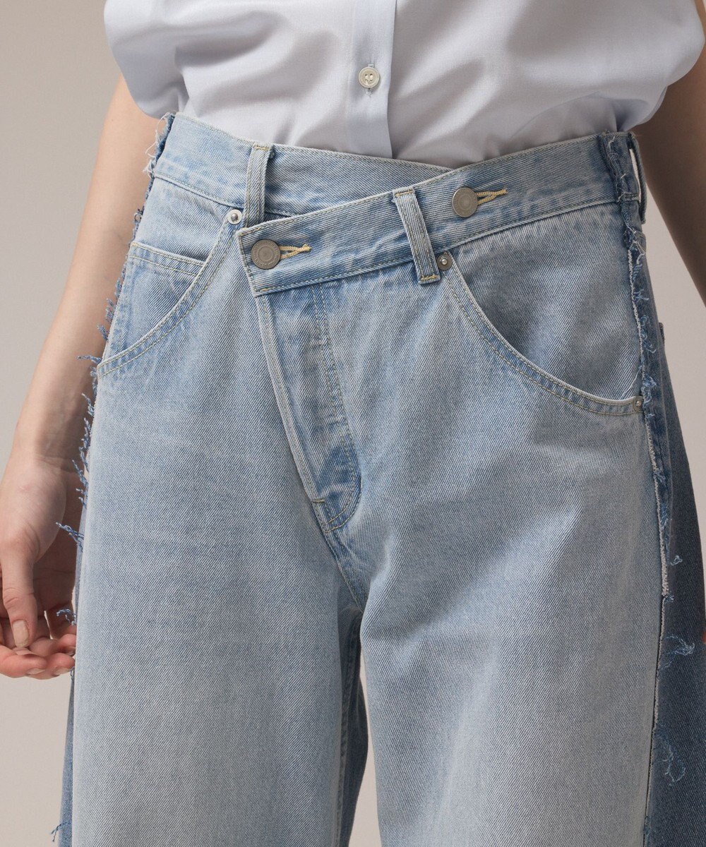 GRACE CONTINENTAL リメイクストレートデニムパンツ 