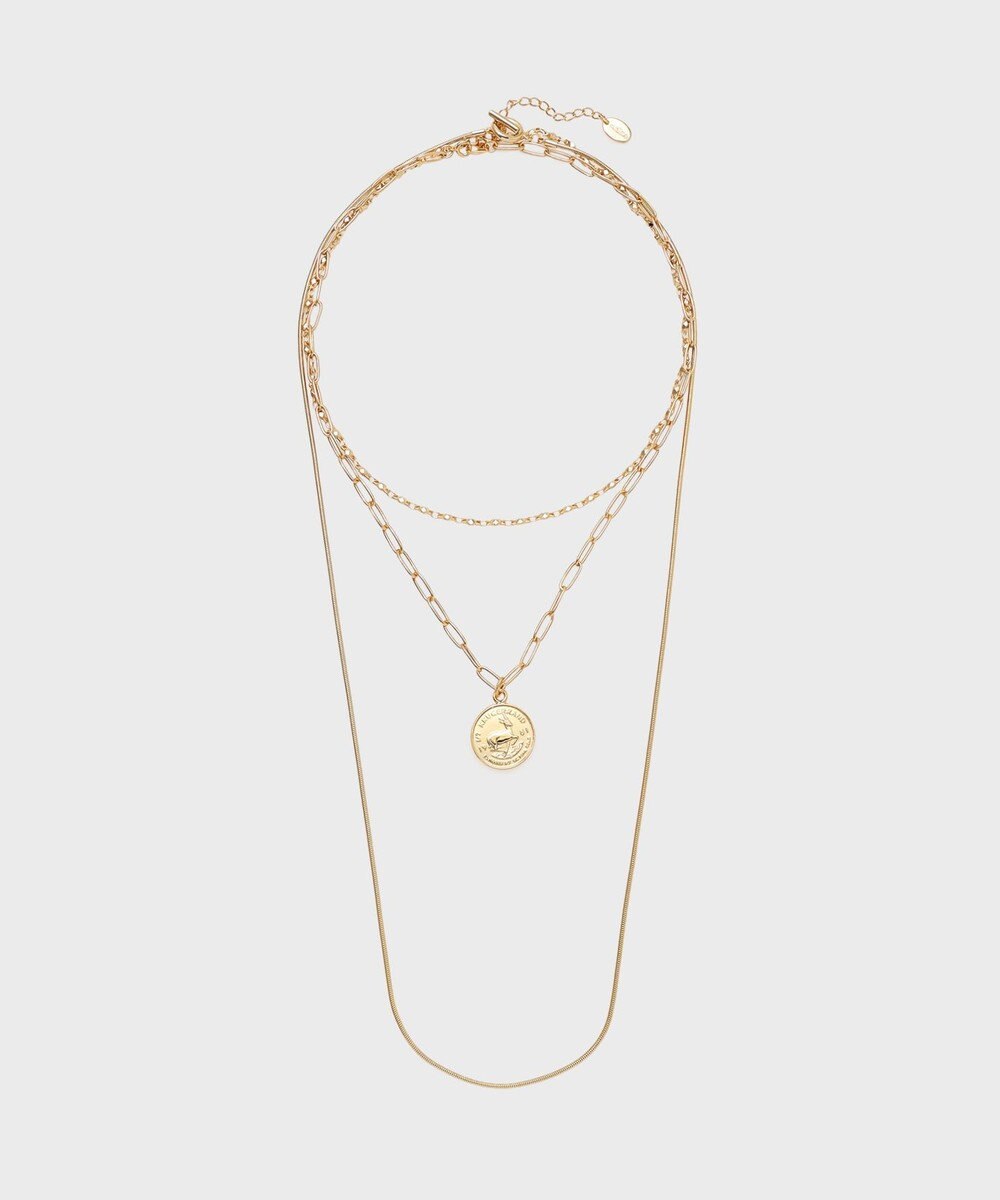 GRACE CONTINENTAL コインレイヤードネックレス 
