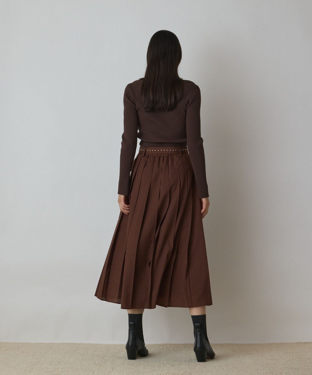 GRACE CONTINENTAL ハイゲージリブニットトップ 