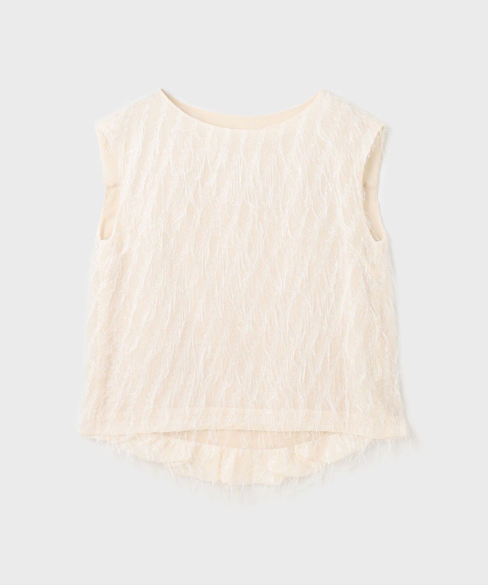 GRACE CONTINENTAL フリンジギャザートップ