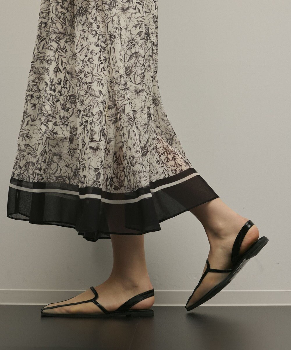 GRACE CONTINENTAL ドロストティアードフレアワンピース 