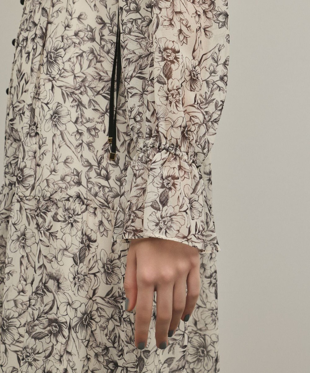 GRACE CONTINENTAL ドロストティアードフレアワンピース 