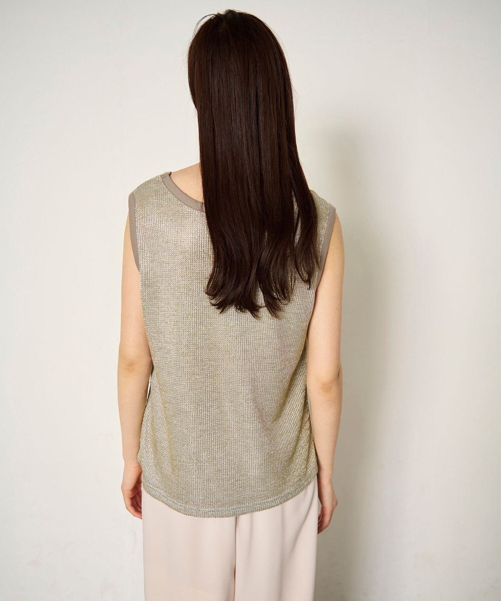 GRACE CONTINENTAL ラメカットトップ 