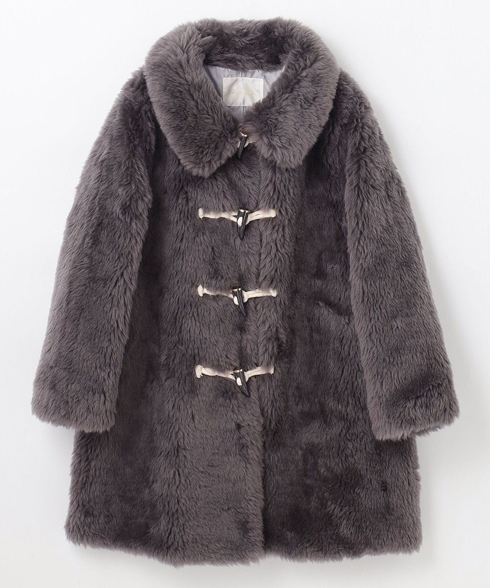 GRACE CONTINENTAL ウールボアショートコート 