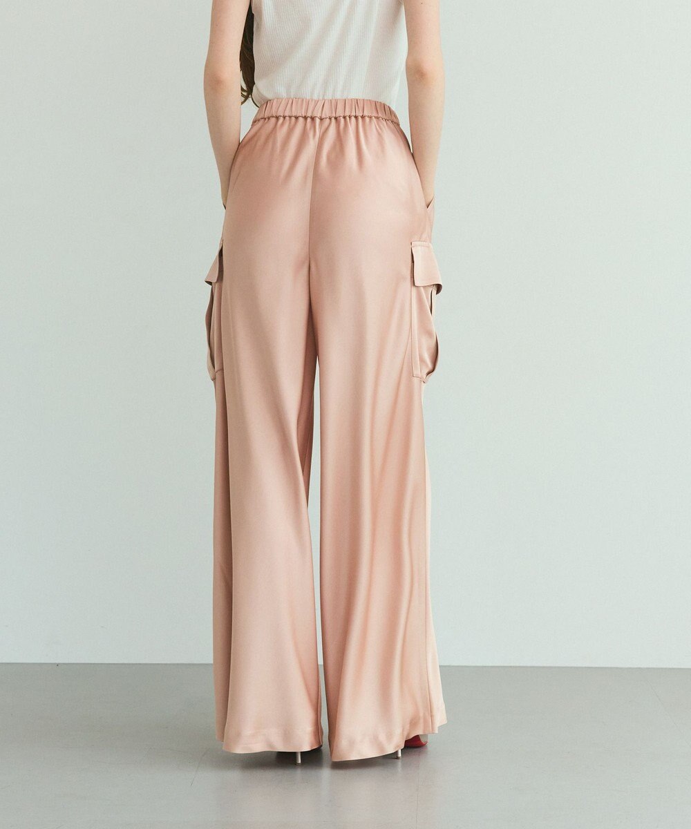 GRACE CONTINENTAL ダブルサテンイージーパンツ 