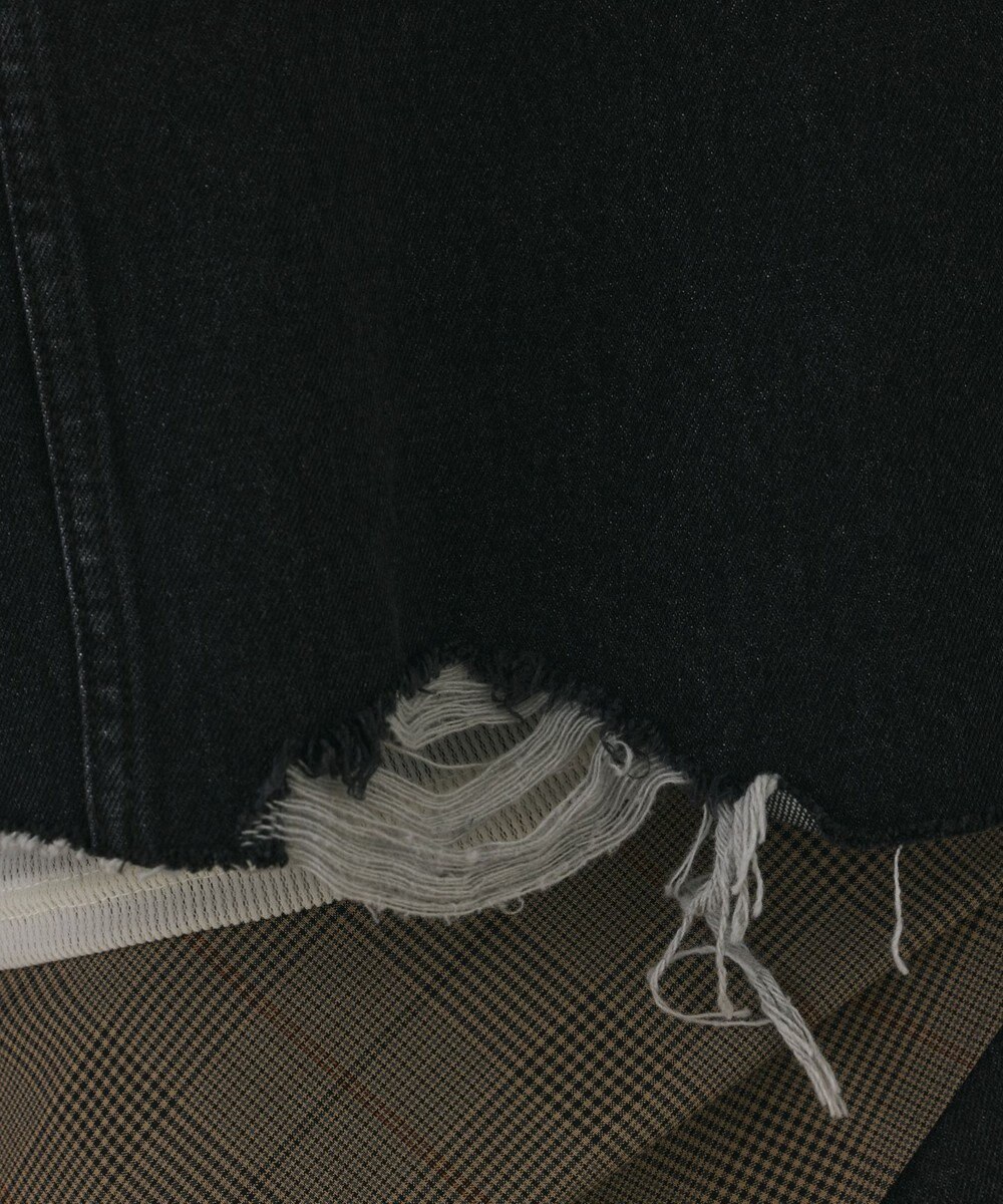 GRACE CONTINENTAL フリンジスタッズデニムジャケット 