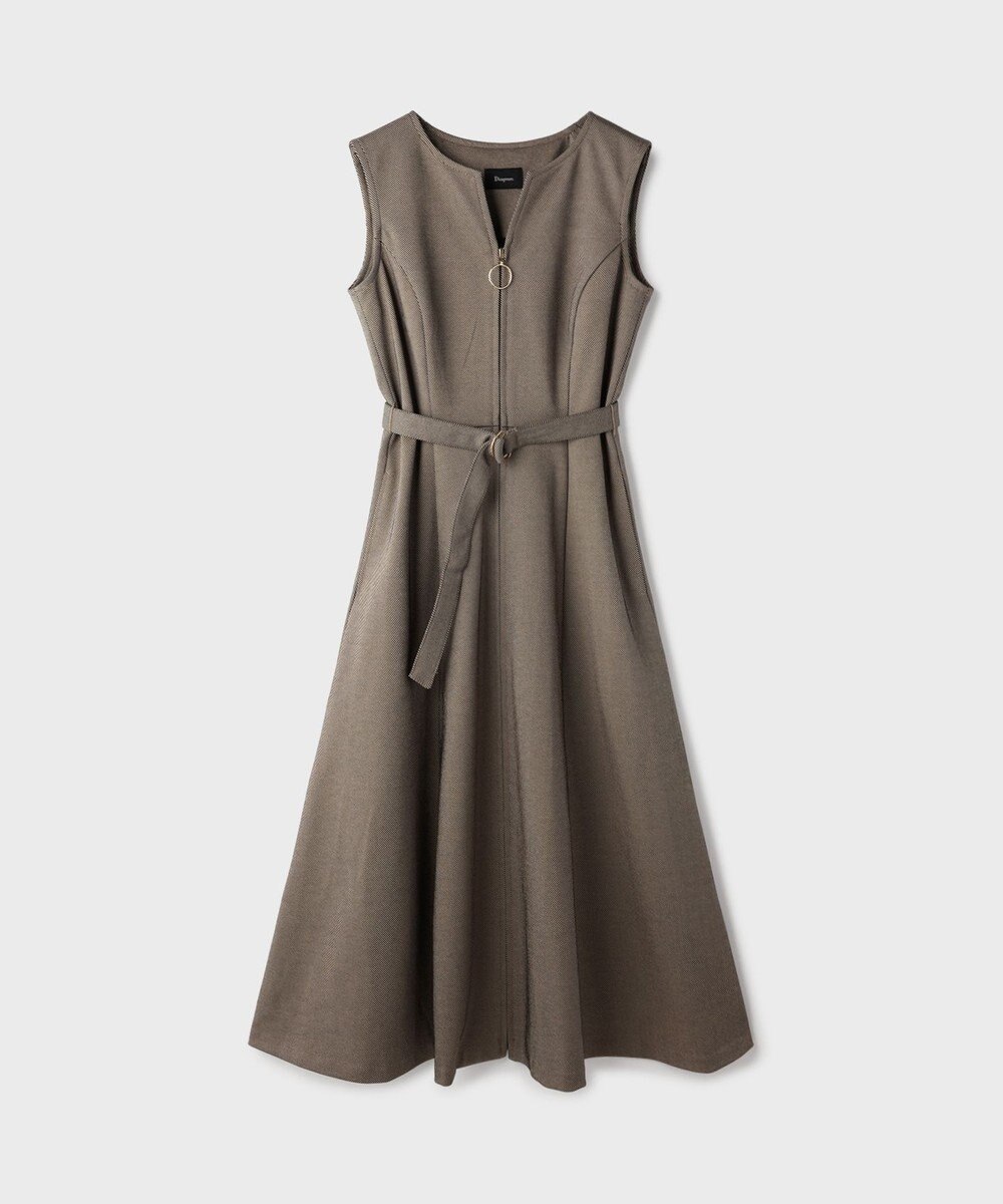 GRACE CONTINENTAL フレア切替カットワンピース 