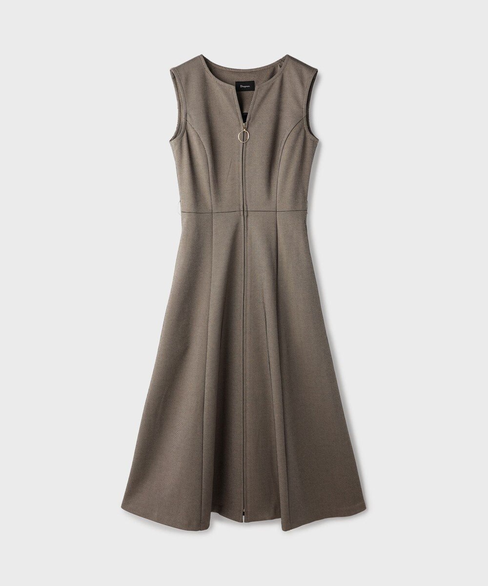 GRACE CONTINENTAL フレア切替カットワンピース 