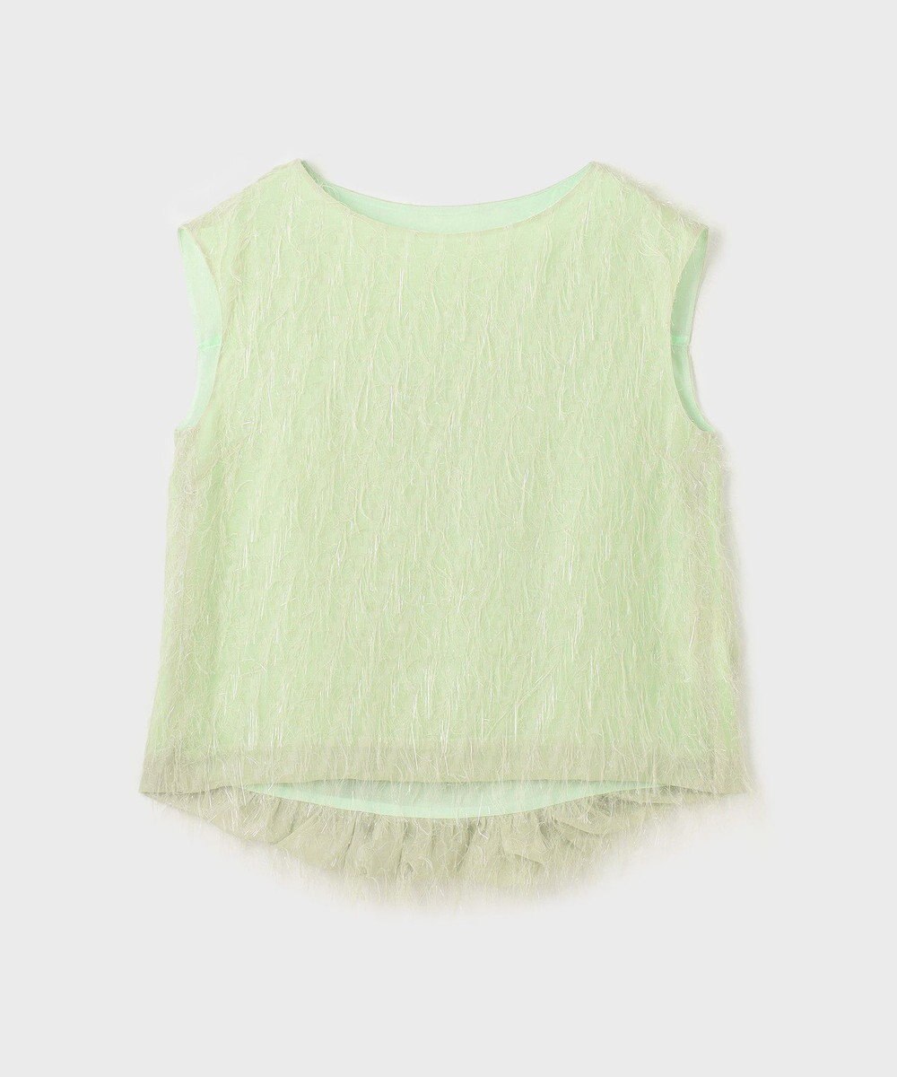 GRACE CONTINENTAL フリンジギャザートップ