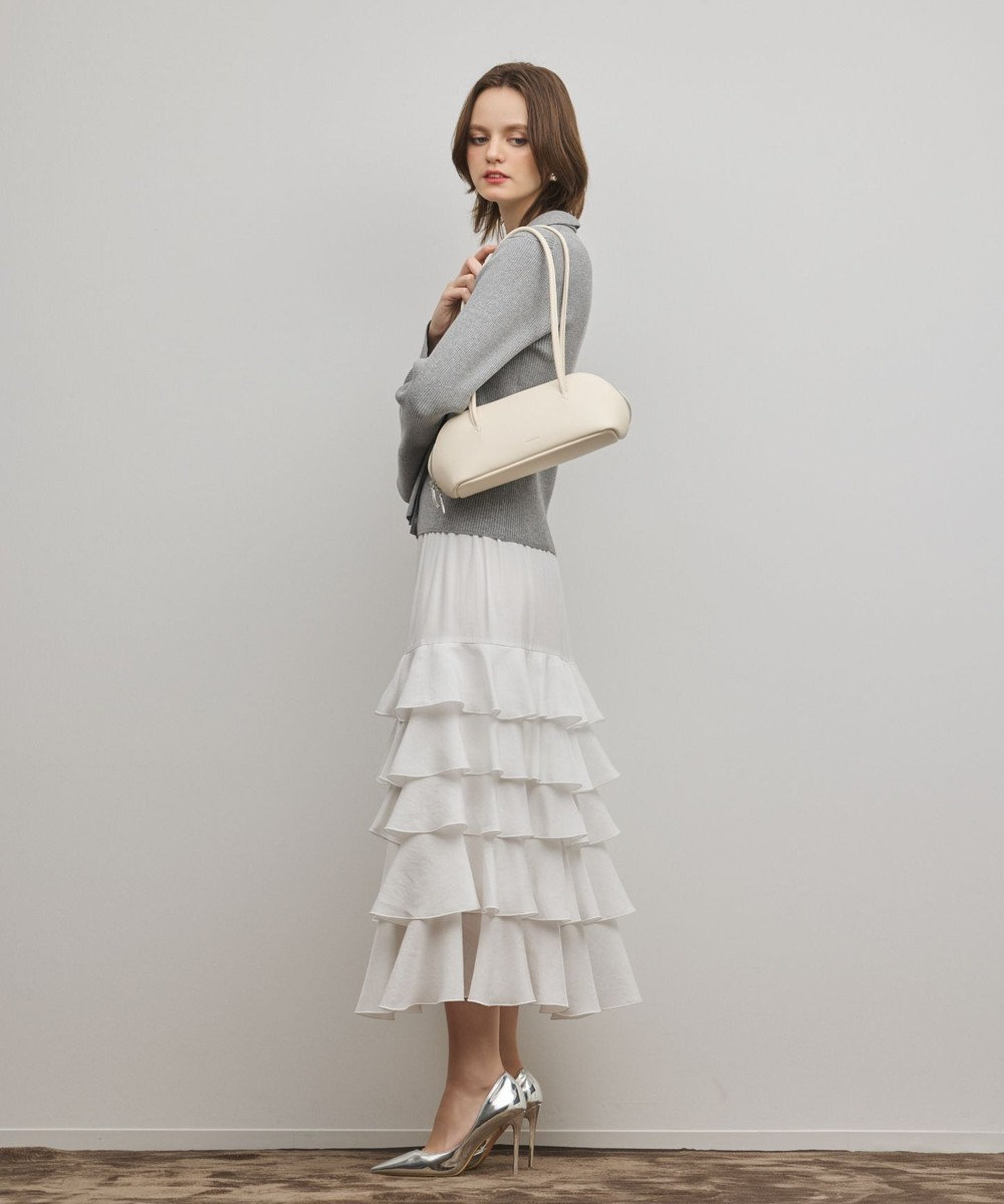GRACE CONTINENTAL ティアードフリルスカート 