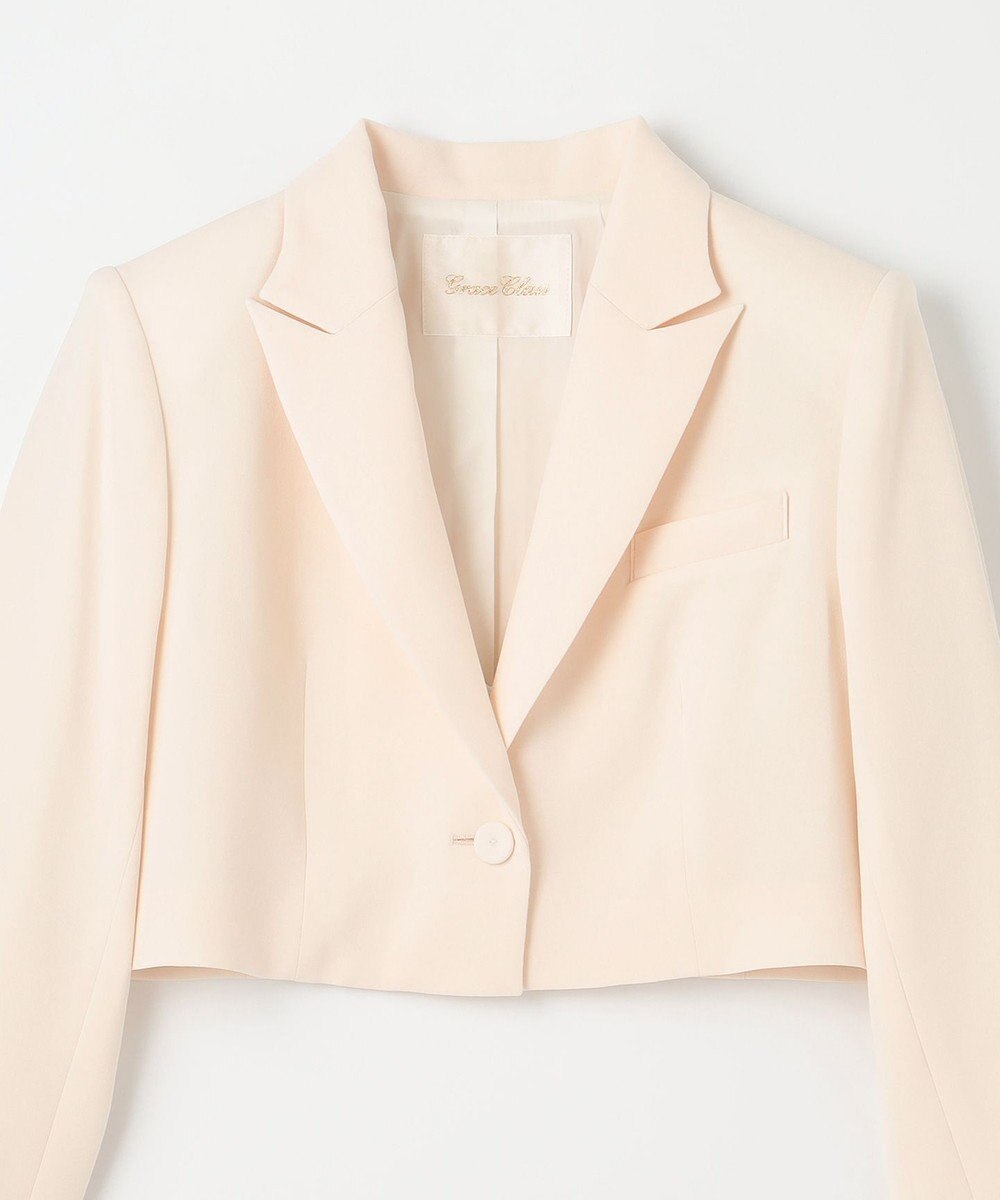 GRACE CONTINENTAL トリアセショート丈ジャケット