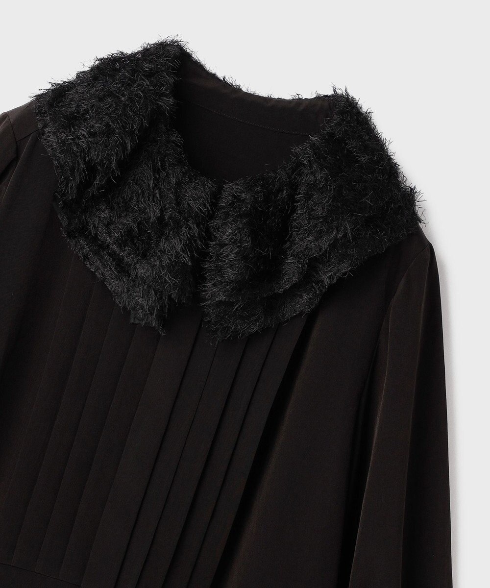 GRACE CONTINENTAL フェザーチュールカラーブラウス 