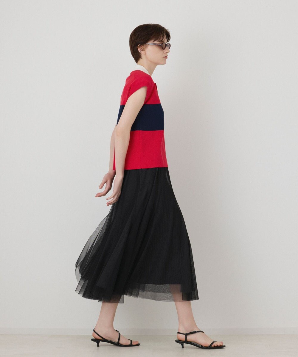 GRACE CONTINENTAL ラガーポロニットトップ 