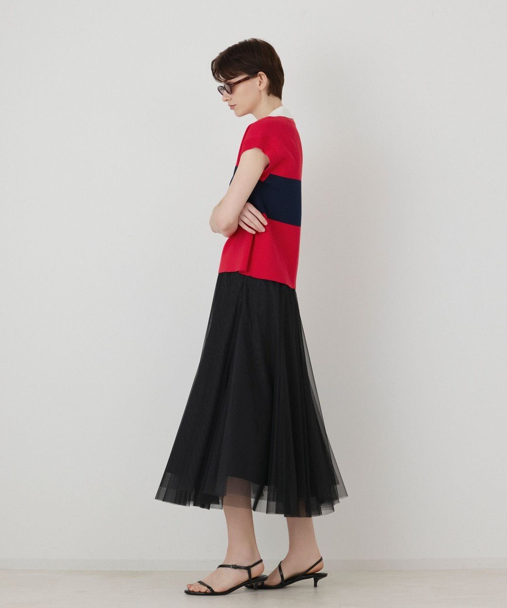 GRACE CONTINENTAL ラガーポロニットトップ 