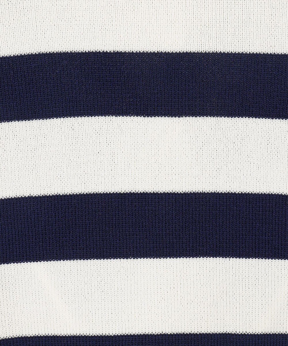 GRACE CONTINENTAL ニットボーダーカーディガン 