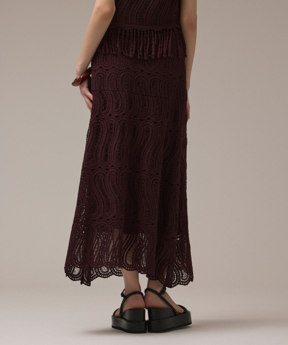 GRACE CONTINENTAL クロシェレーススカート 