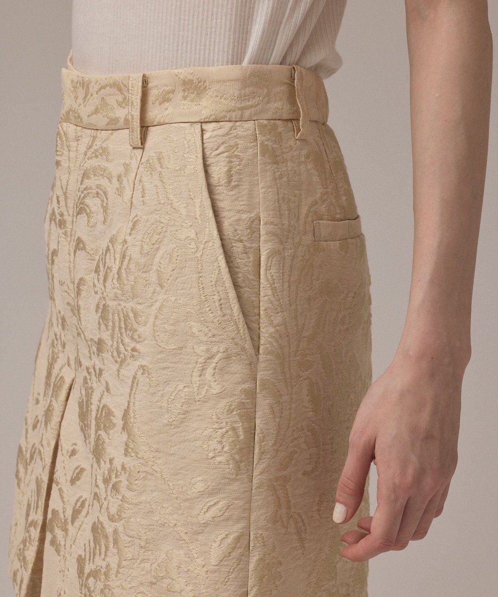 GRACE CONTINENTAL リーフジャガードショートパンツ 