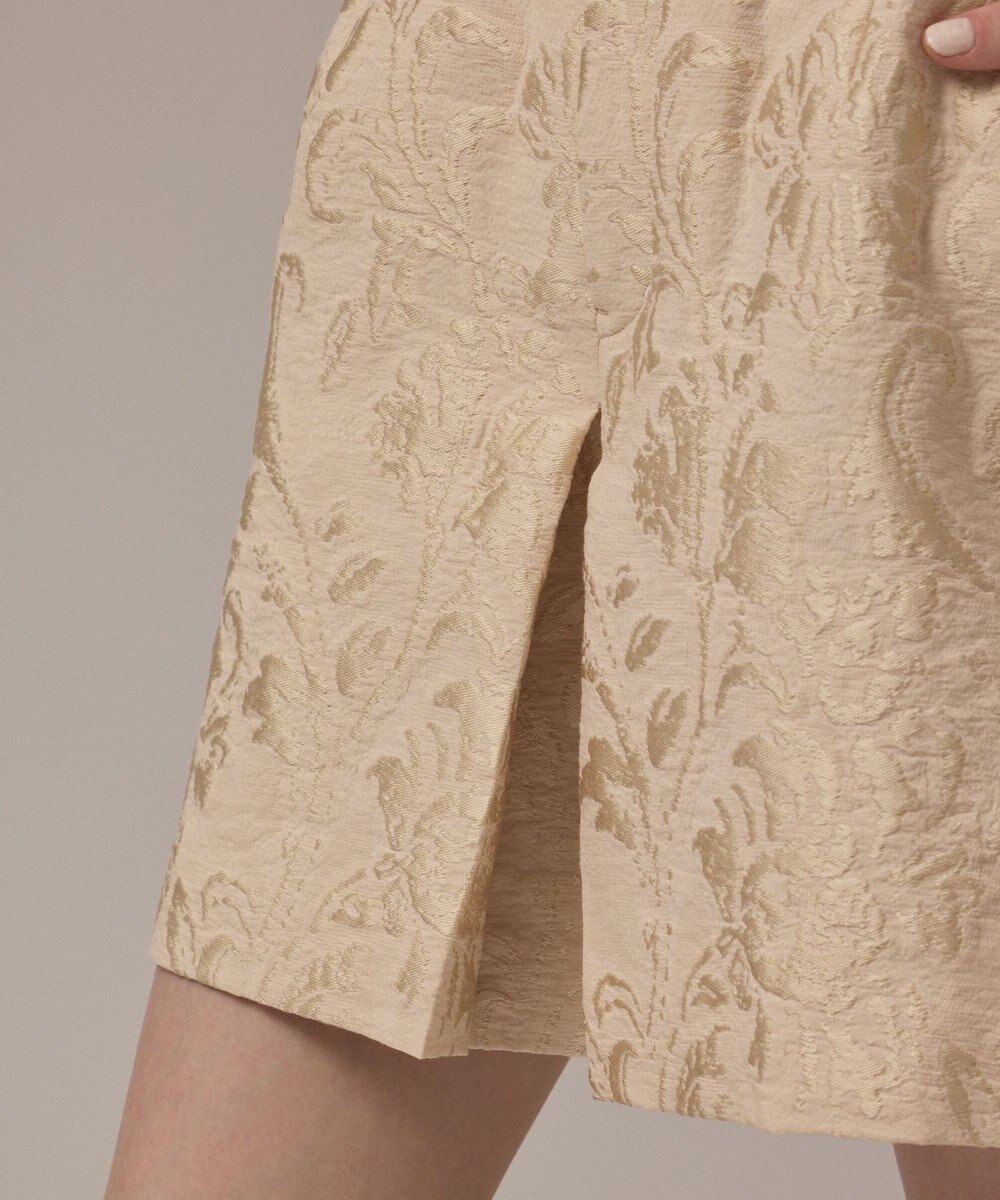 GRACE CONTINENTAL リーフジャガードショートパンツ 