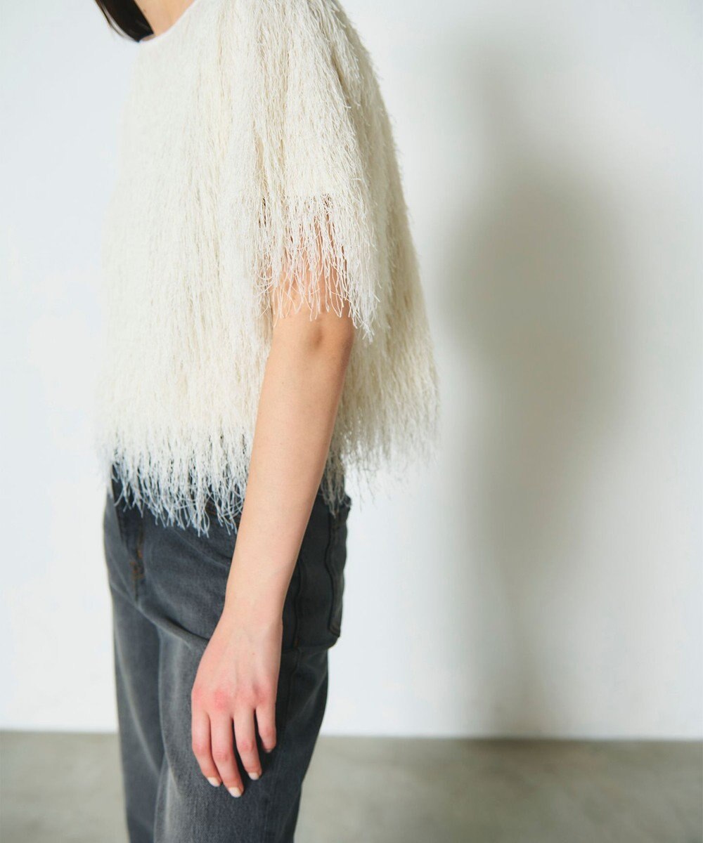 GRACE CONTINENTAL フリンジトップ 