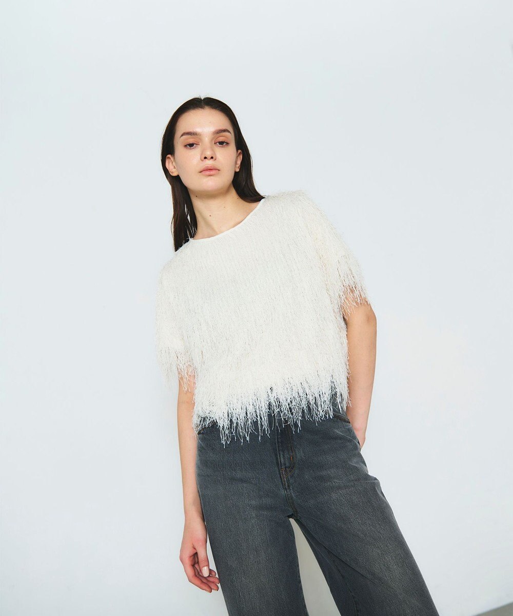 GRACE CONTINENTAL フリンジトップ 