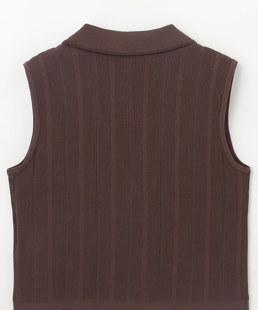 GRACE CONTINENTAL ダブルフロントニットジレ 