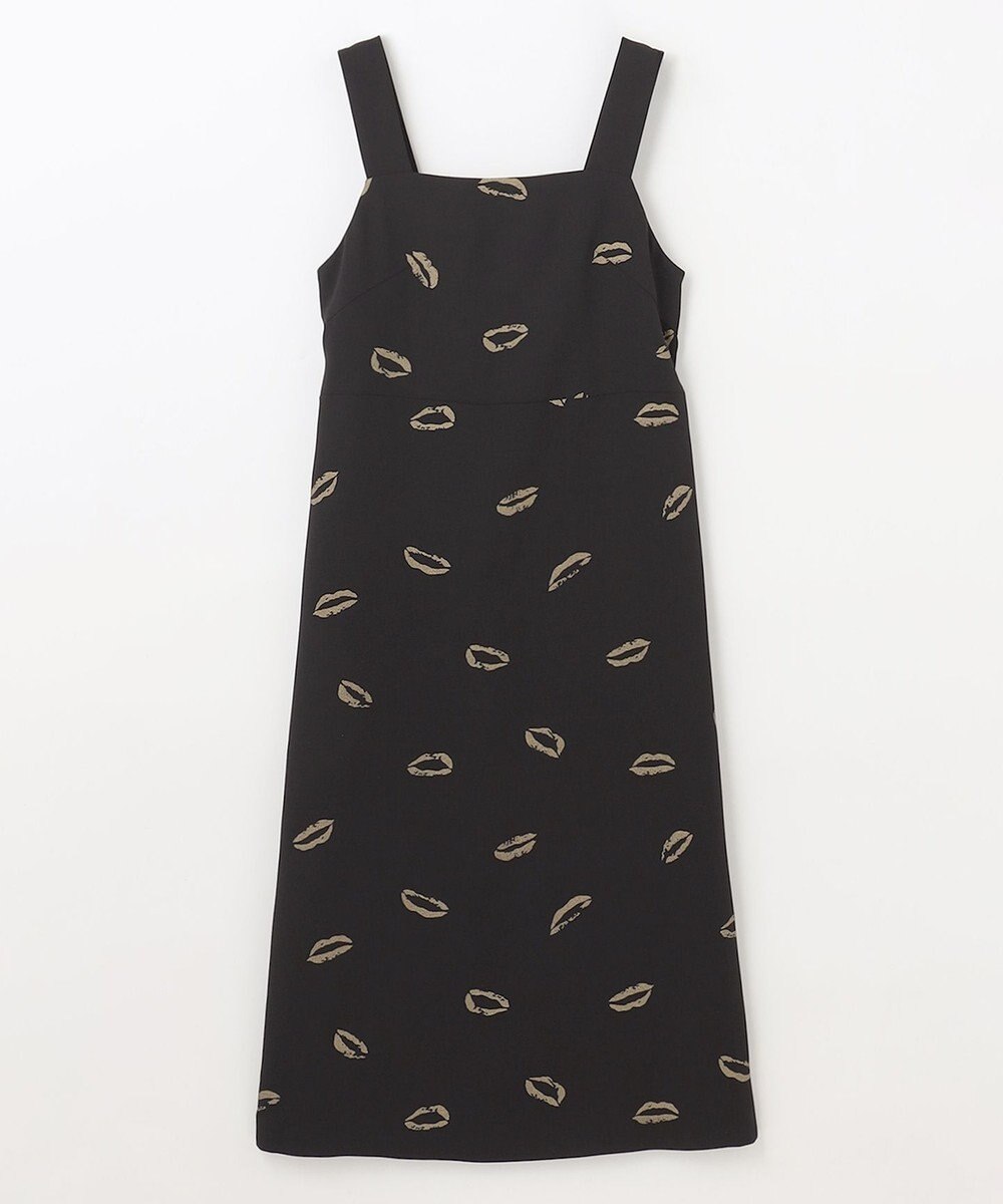 GRACE CONTINENTAL リップモチーフドレス 