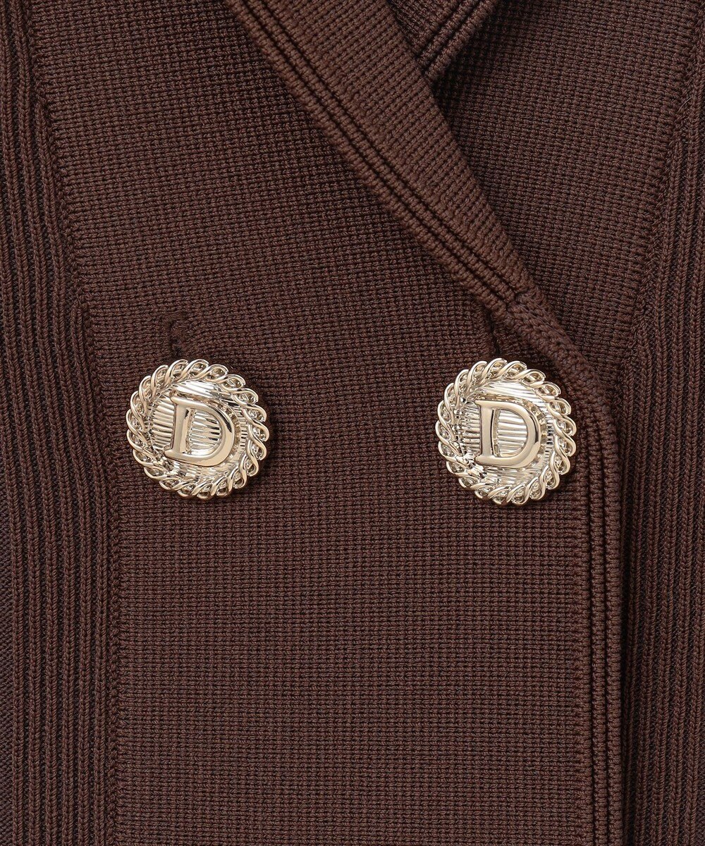 GRACE CONTINENTAL ダブルフロントニットジレ 