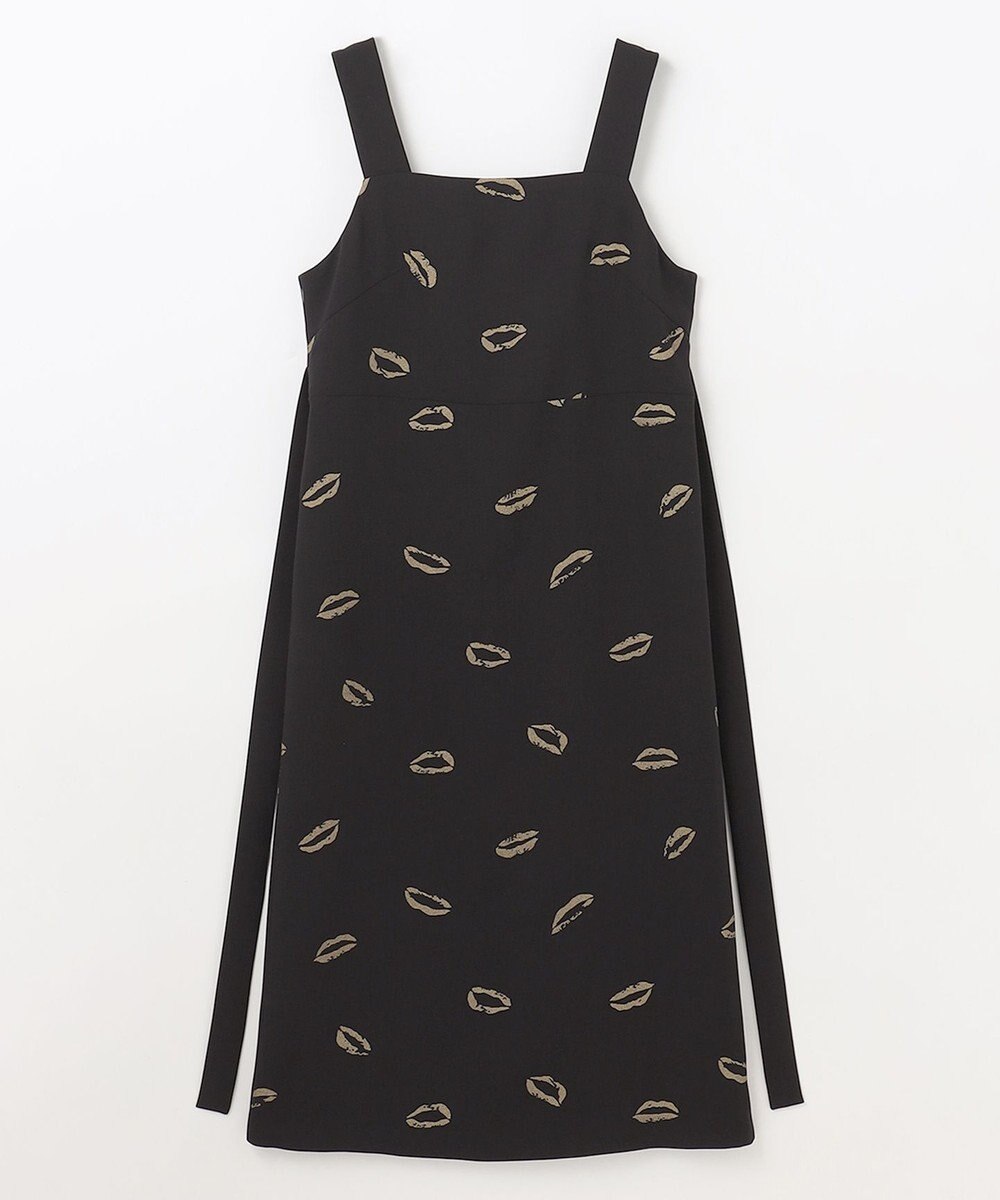 GRACE CONTINENTAL リップモチーフドレス 