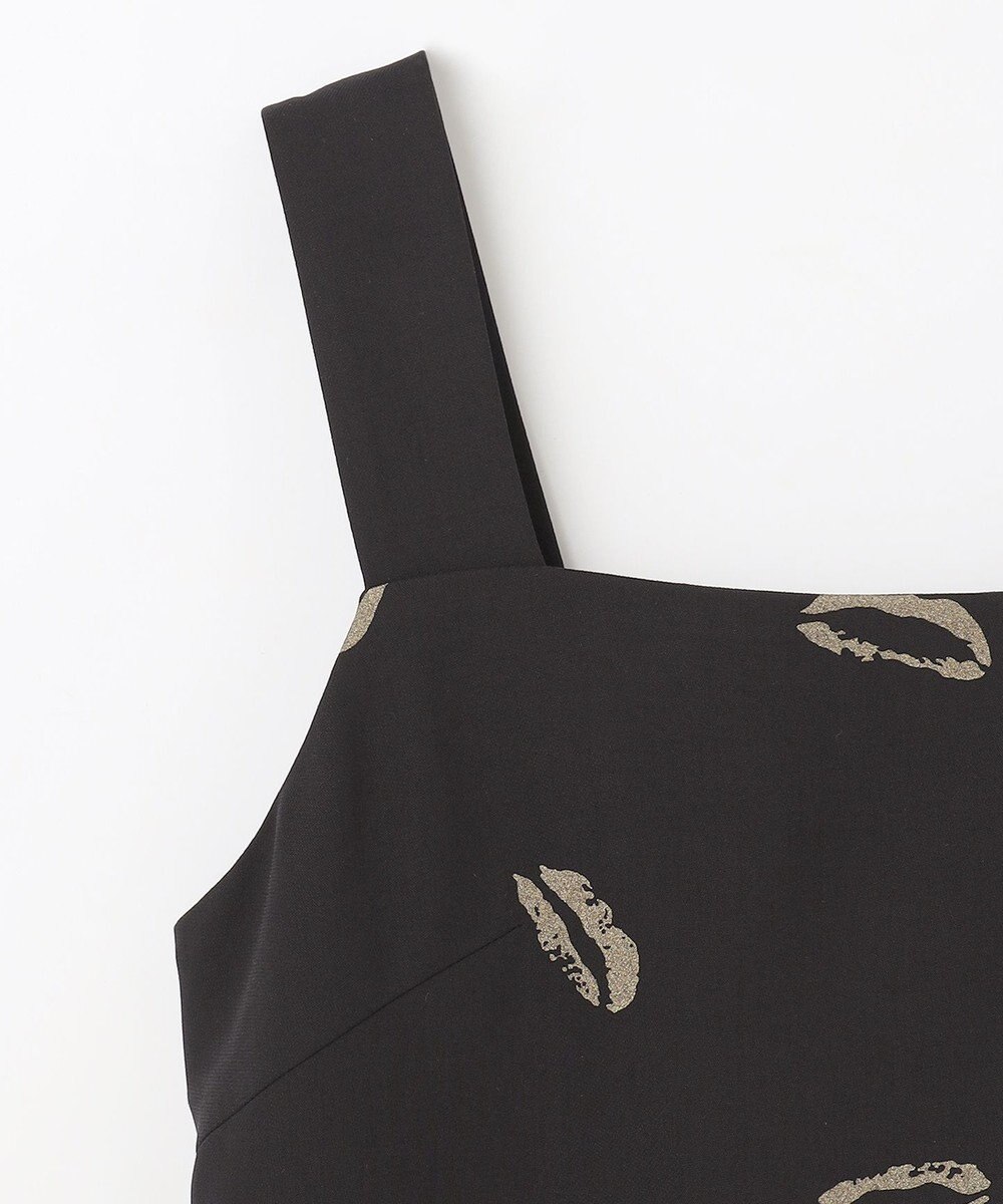 GRACE CONTINENTAL リップモチーフドレス 