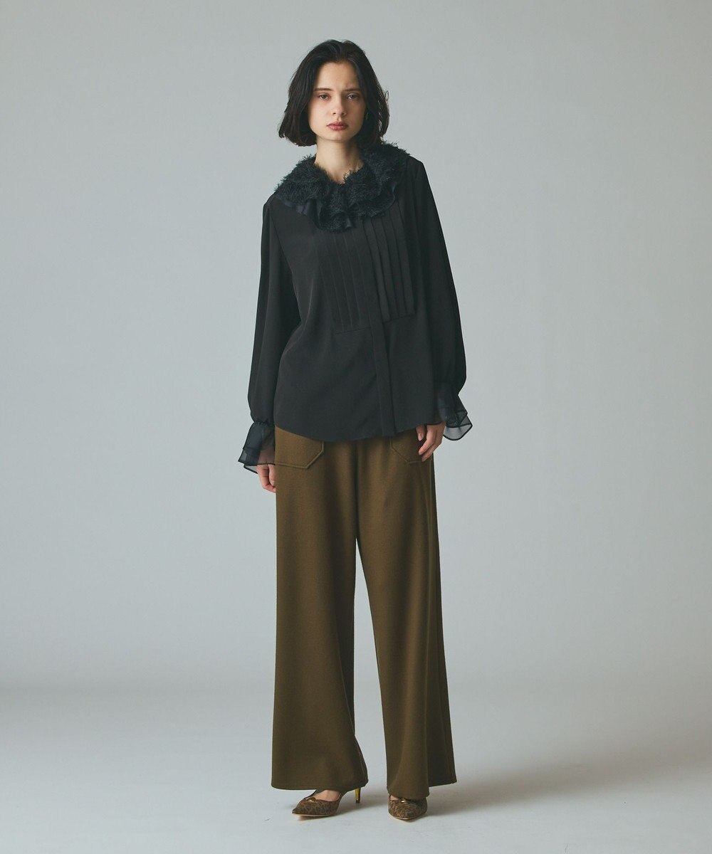 GRACE CONTINENTAL ウールジャージパンツ 